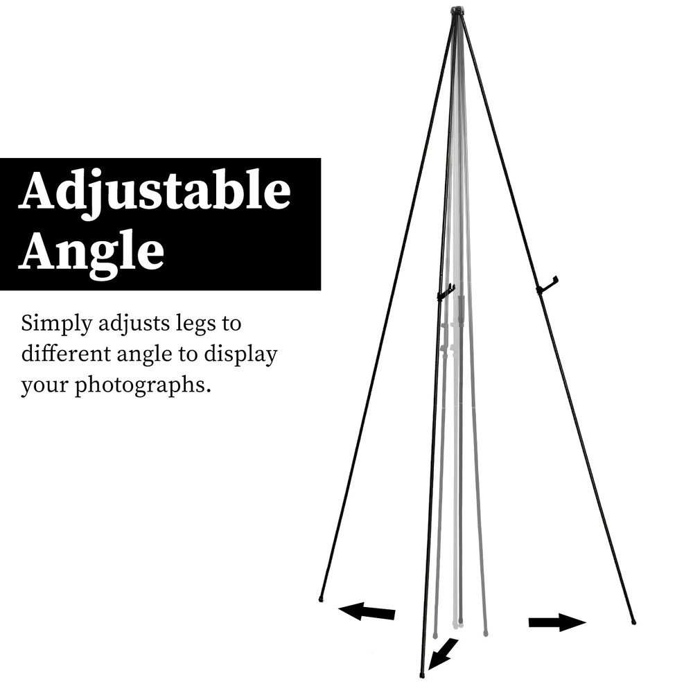 2 Sets Foldable Easel Drawing Stand for Painting Wedding Canvas Art Adjustable