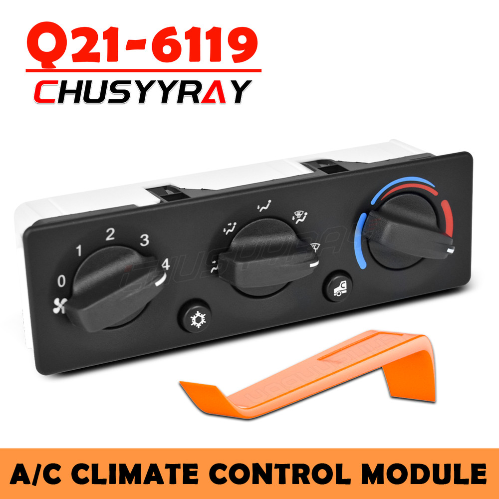 NEW A/C Climate Control Module Panel Replacement Q21-6119 For Peterbilt Truck