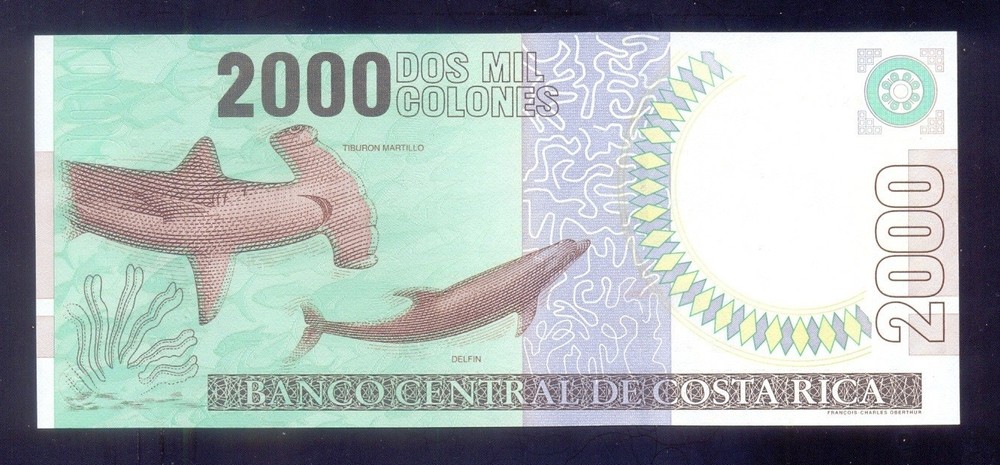 Costa Rica 2000 Colones 2003 P265d UNC