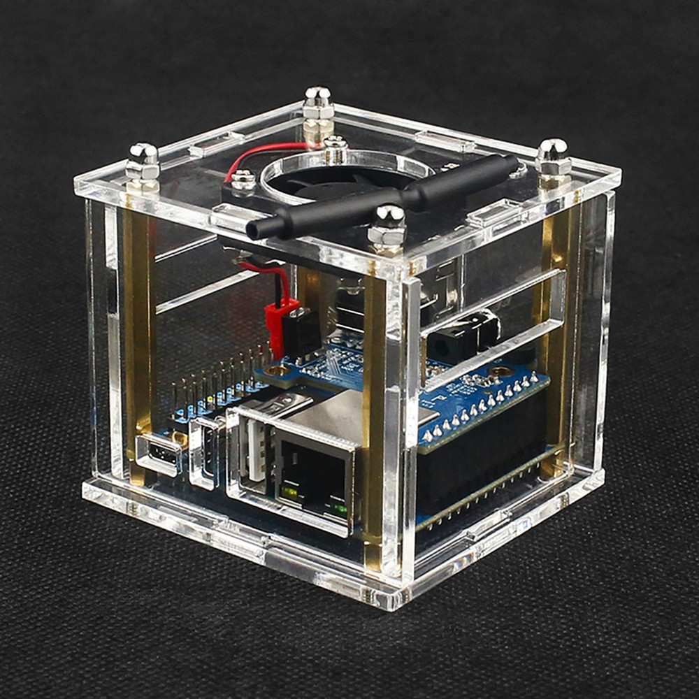 Acrylic Case Transparent Enclosure Clear Protective Shell For Orange Pi Zero 3