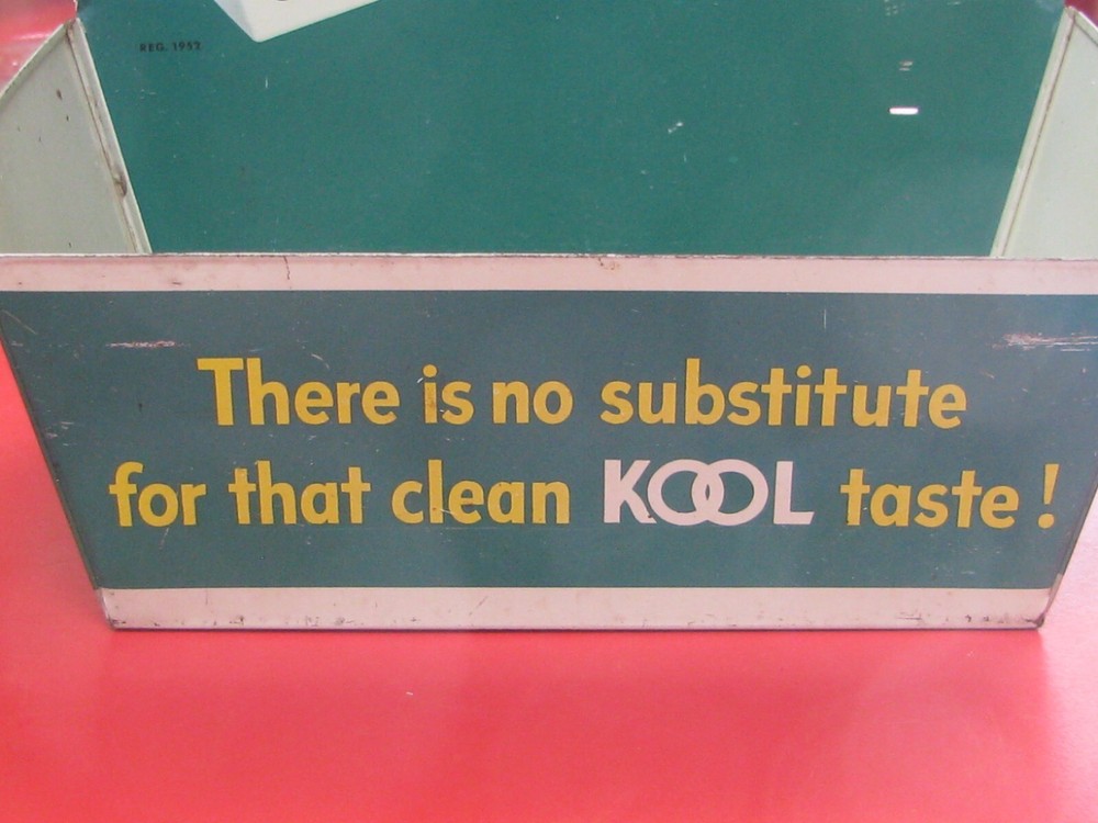 VINTAGE KOOL CIGARETTE MATCH BOOK CONTAINER