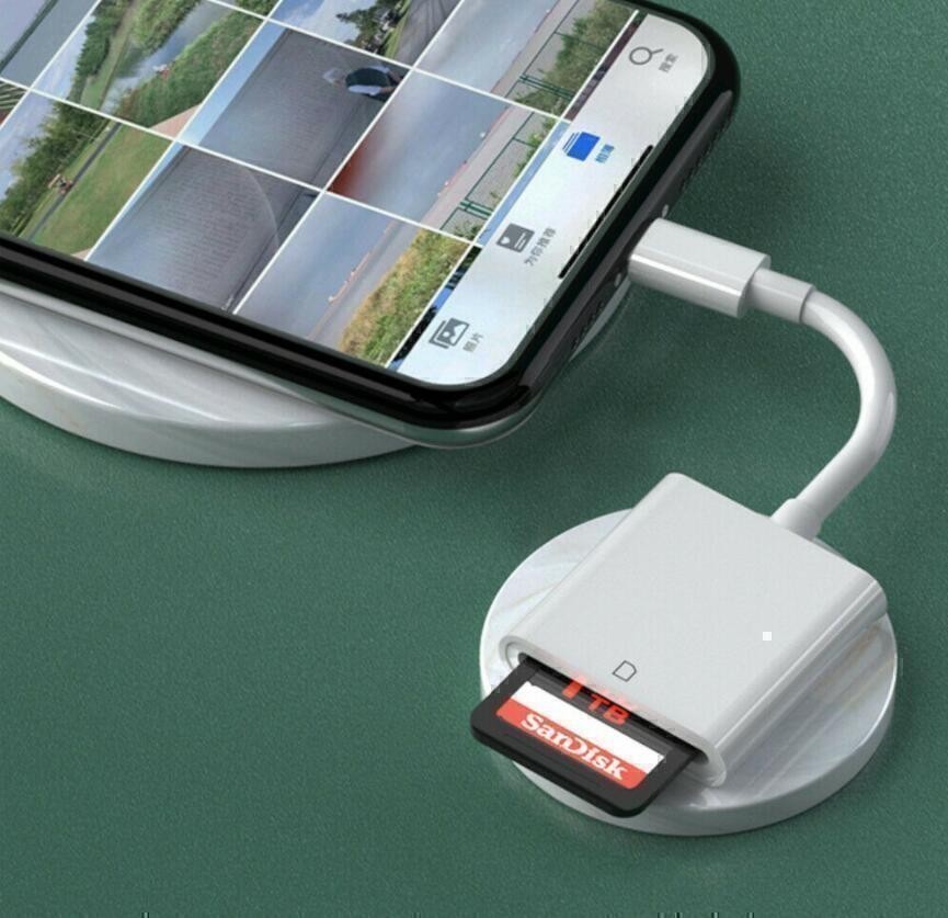 USB Type C to USB-C OTG Adapter SD Card Reader For Android MacBook Windows New