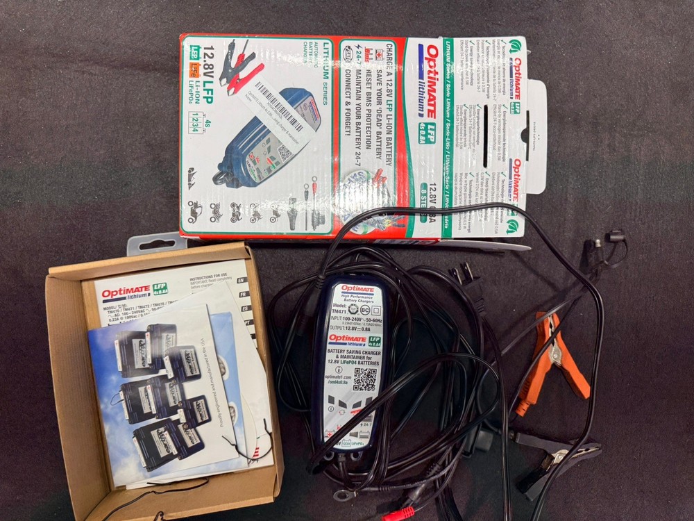 Optimate Lithium Battery Charger Kit Tm471