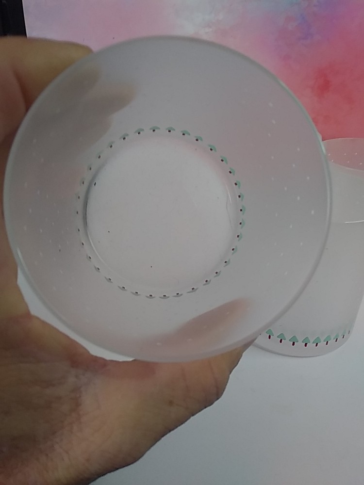 Four-piece Christmas Glass Set