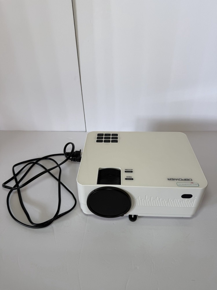 DBPOWER L9 LCD+LED Desktop Projector White HDMI USB VGA SD AV
