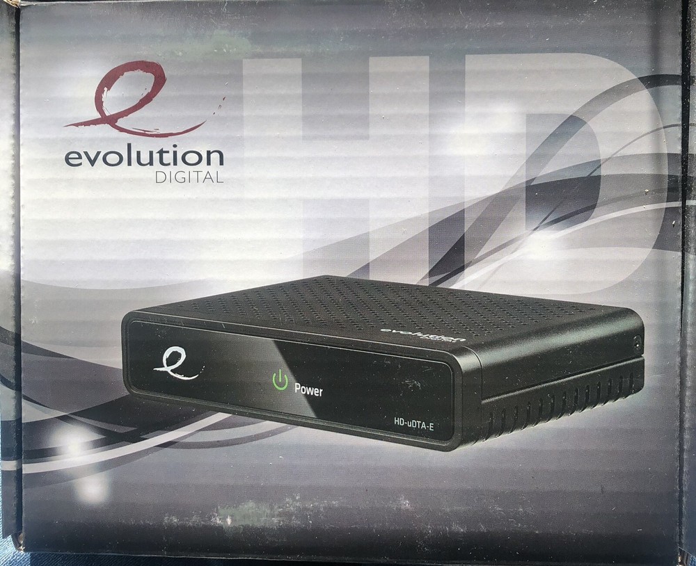 Evolution Digital HD Set Top Box DMS2004UHD With AC Adapter  Remote HDMI Cable