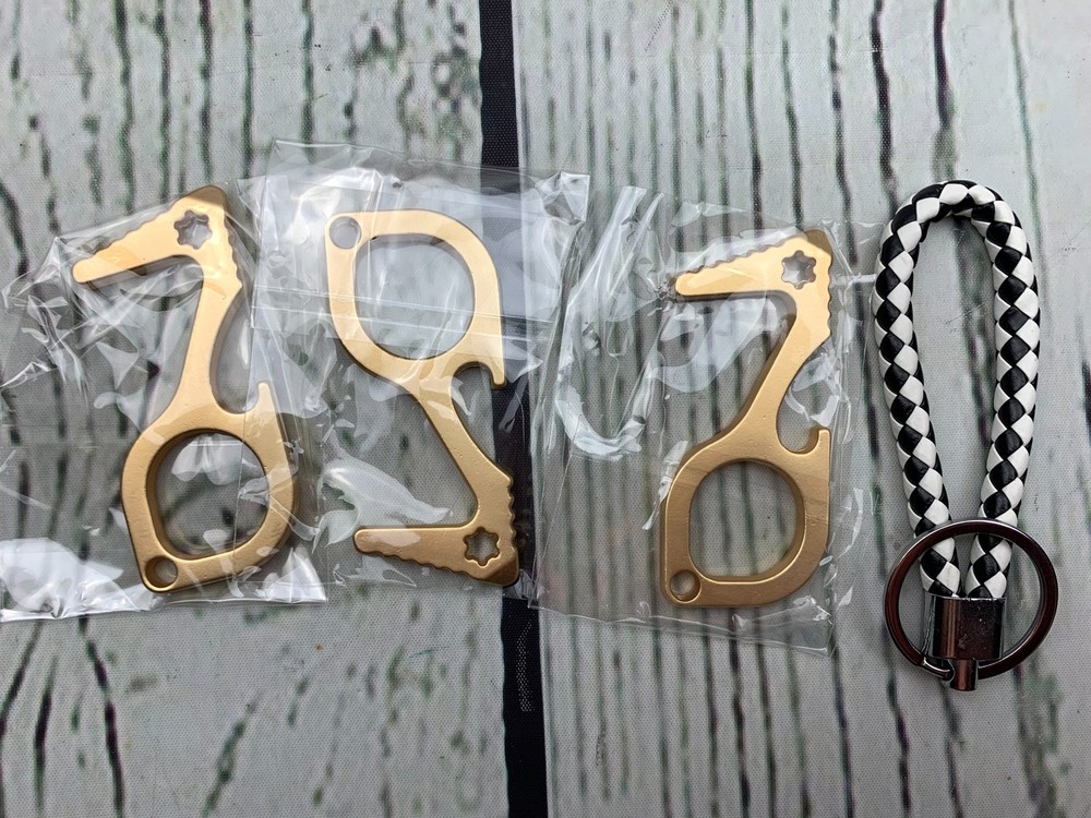 No Touch Door Opener Tool 3 Pack Touch Free Hand Tools Keychain