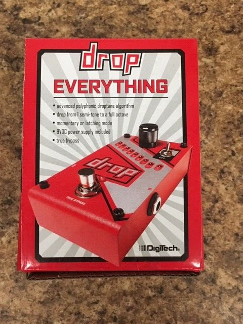 New Digitech The Drop Polyphonic Drop Tune Pedal