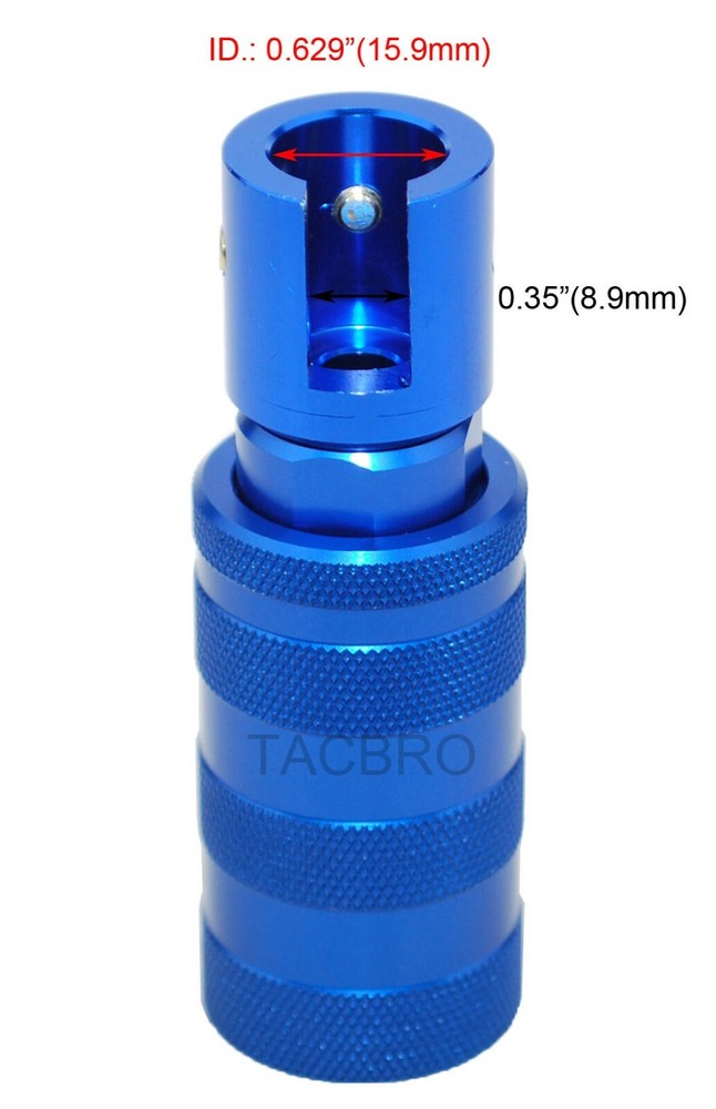 Ruger 1022 Muzzle Brake Adapter For Non-Thread 10/22 - Blue Anodized Aluminum
