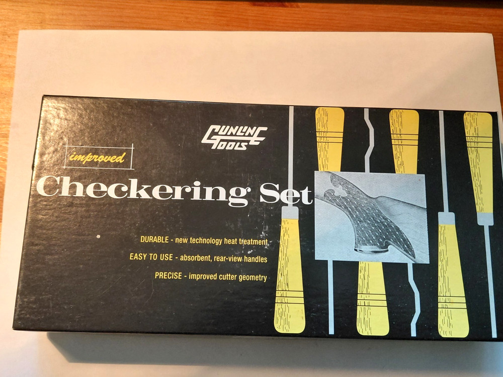 8 GUNLINE CHECKERING TOOLS