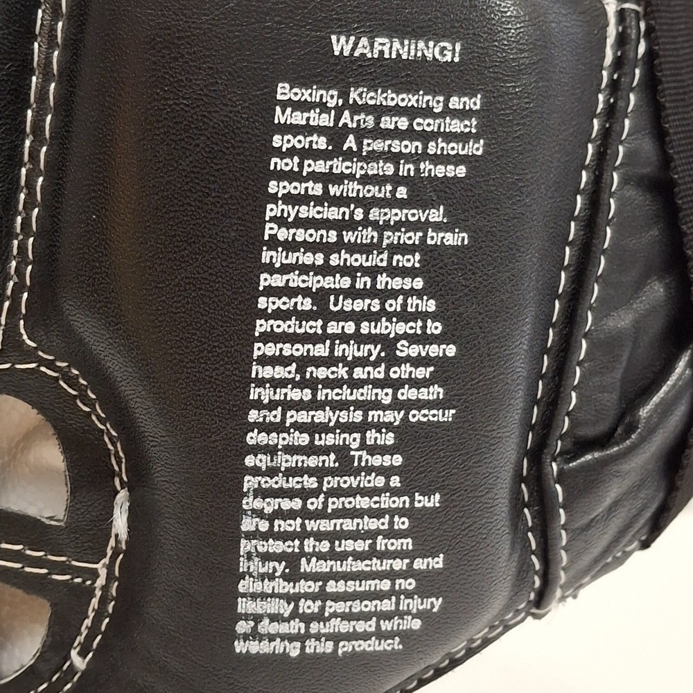 "RINGSIDE", LEATHER, BOXING HEAD PROTECTOR
