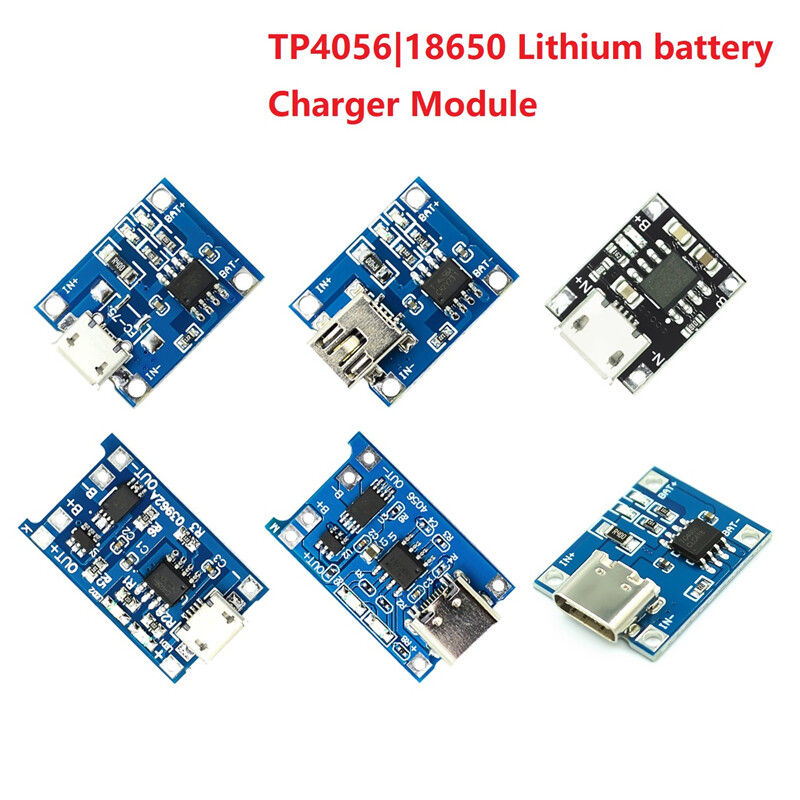 5V1A TP4056|18650 Lithium battery charging board Charger Module Micro USB Type-C