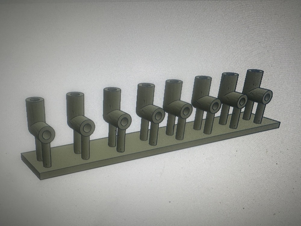 1/25 1/24 3D Resin Spark Plug Boot Connector Scale Model Kit Parts ( 8 boots)
