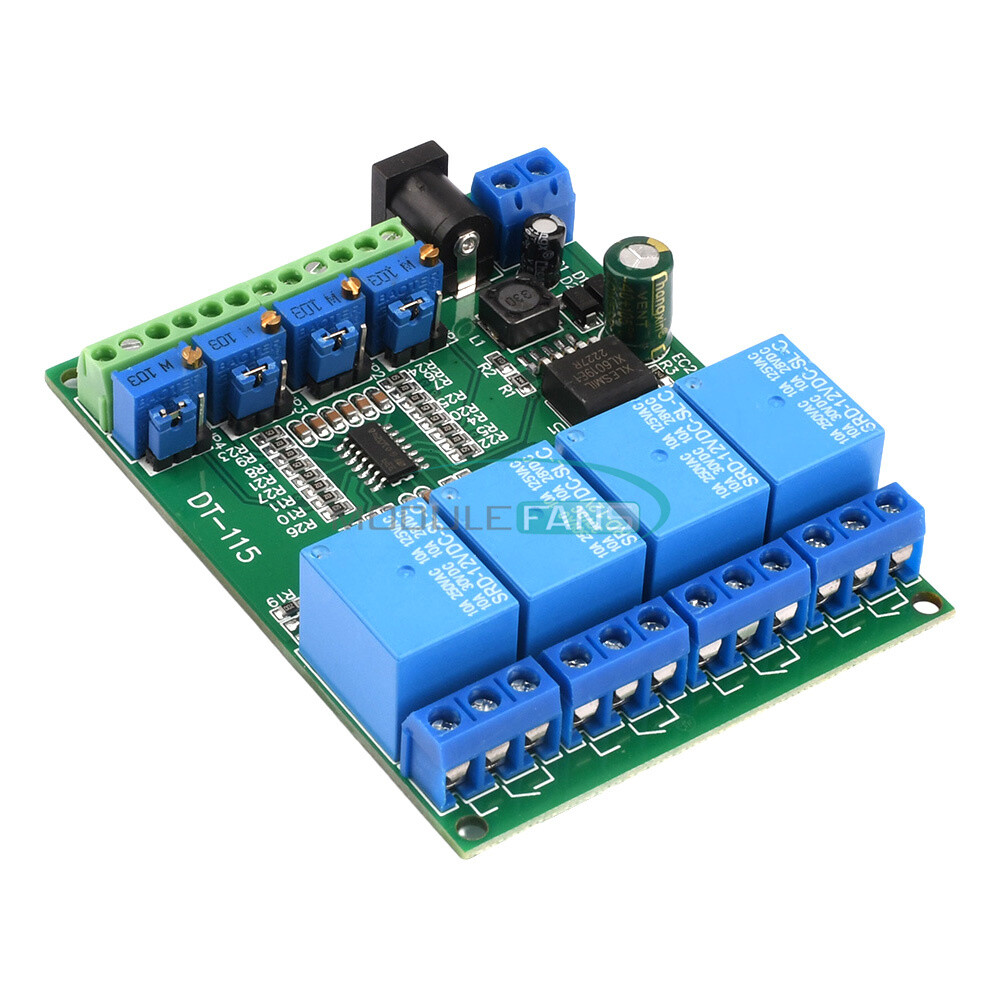 DC 12V 4-Channel Voltage Comparator Stable LM393 Comparator Module