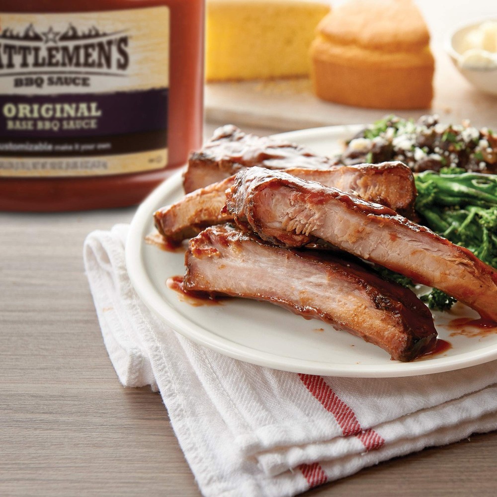 Cattlemens Original Base BBQ Sauce, 1 gal - One Gallon Container Customizable...
