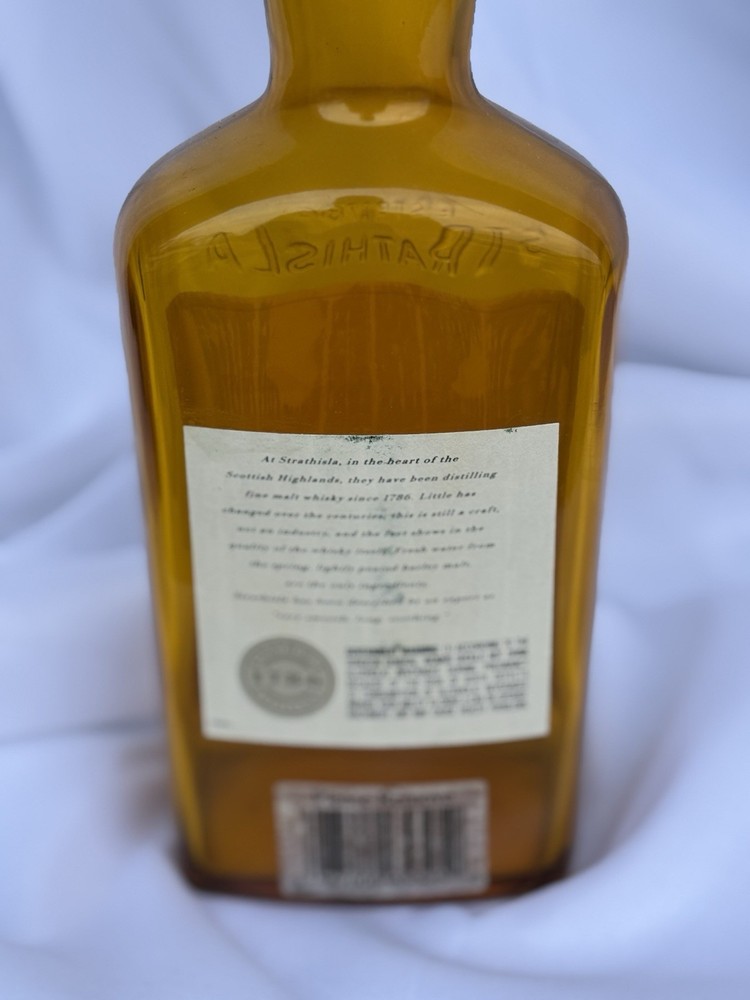 Strathisla Distillery Scotch Whisky Bottle Empty