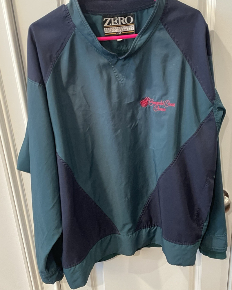 Zero Restriction Polyester - Size XL- Golf  Pullover Jacket