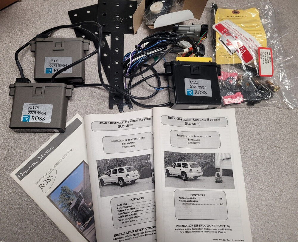 ROSTRA 250-1594 ROSS STANDARD REAR OBSTACLE SENSING SYSTEM