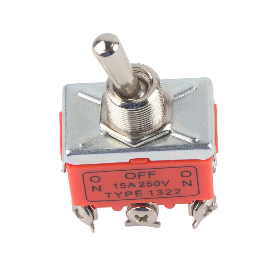 2 Pcs 250V 15A DC Motor Switch 3 Position Forward - Stop - Reverse Toggle Switch