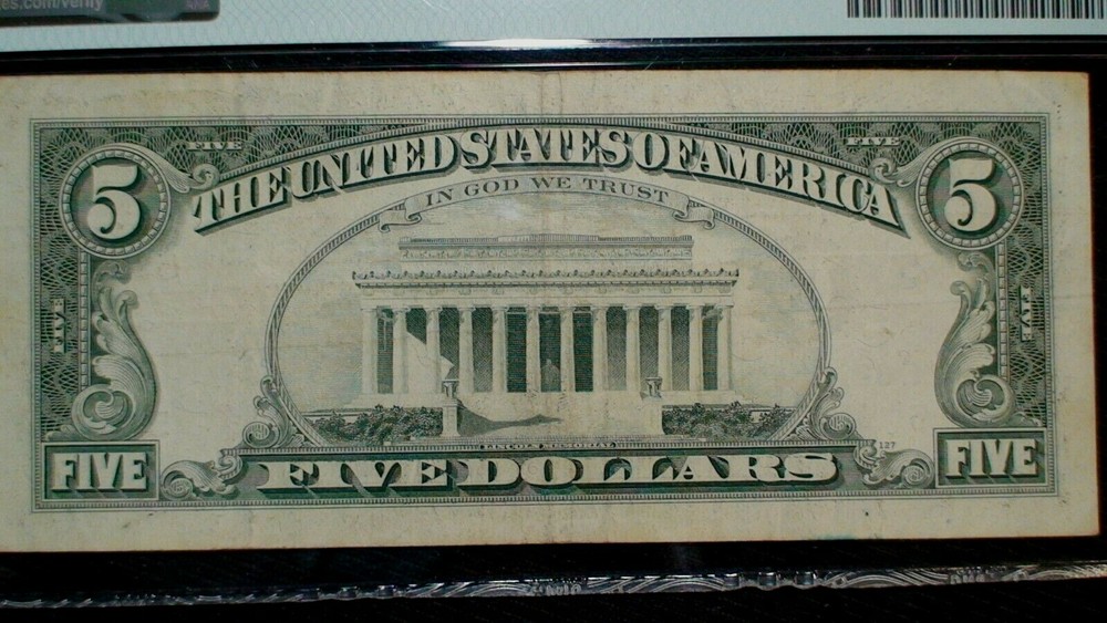 1981A $5 Federal Reserve Note PMG VF25 RICHMOND MISALIGNMENT ERROR $5 Bill