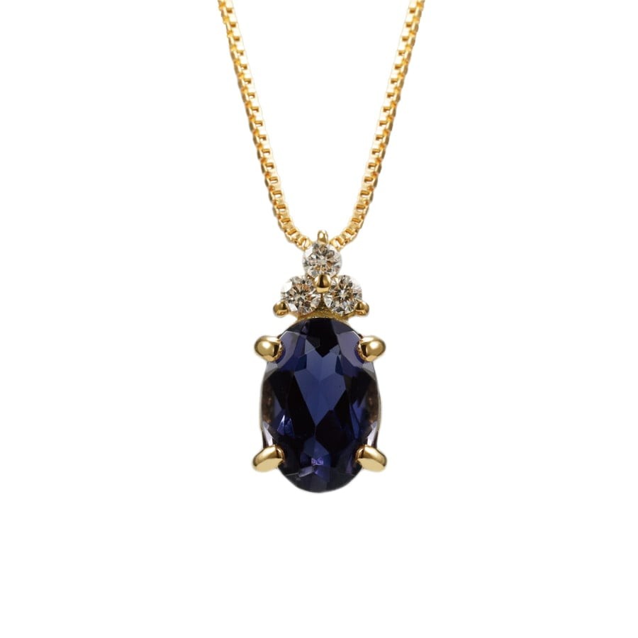 Tria Iolite Necklace (c0554io)