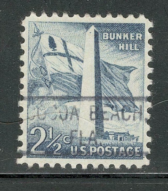 Sc # 1034 ~ 2 1/2 cent Liberty Issue, Precancel, COCOA BEACH FLA.