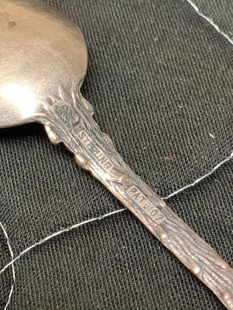 Teddy Bear STERLING Silver Spoon