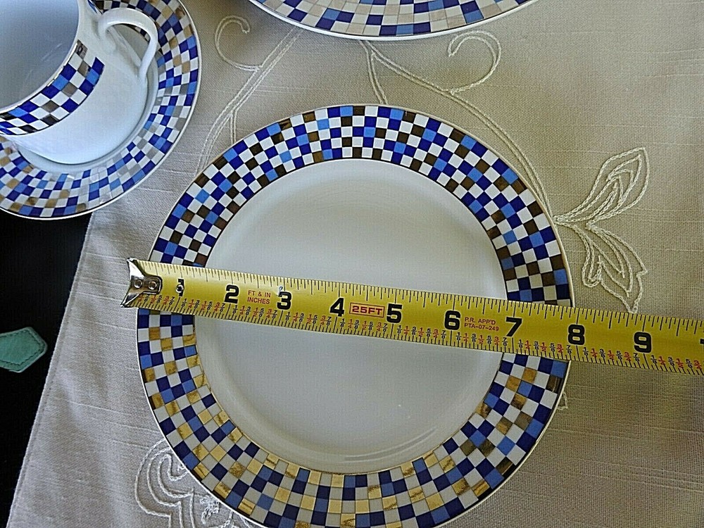 DESIGN GUILD Avalon Blue Place Setting 5 Pieces