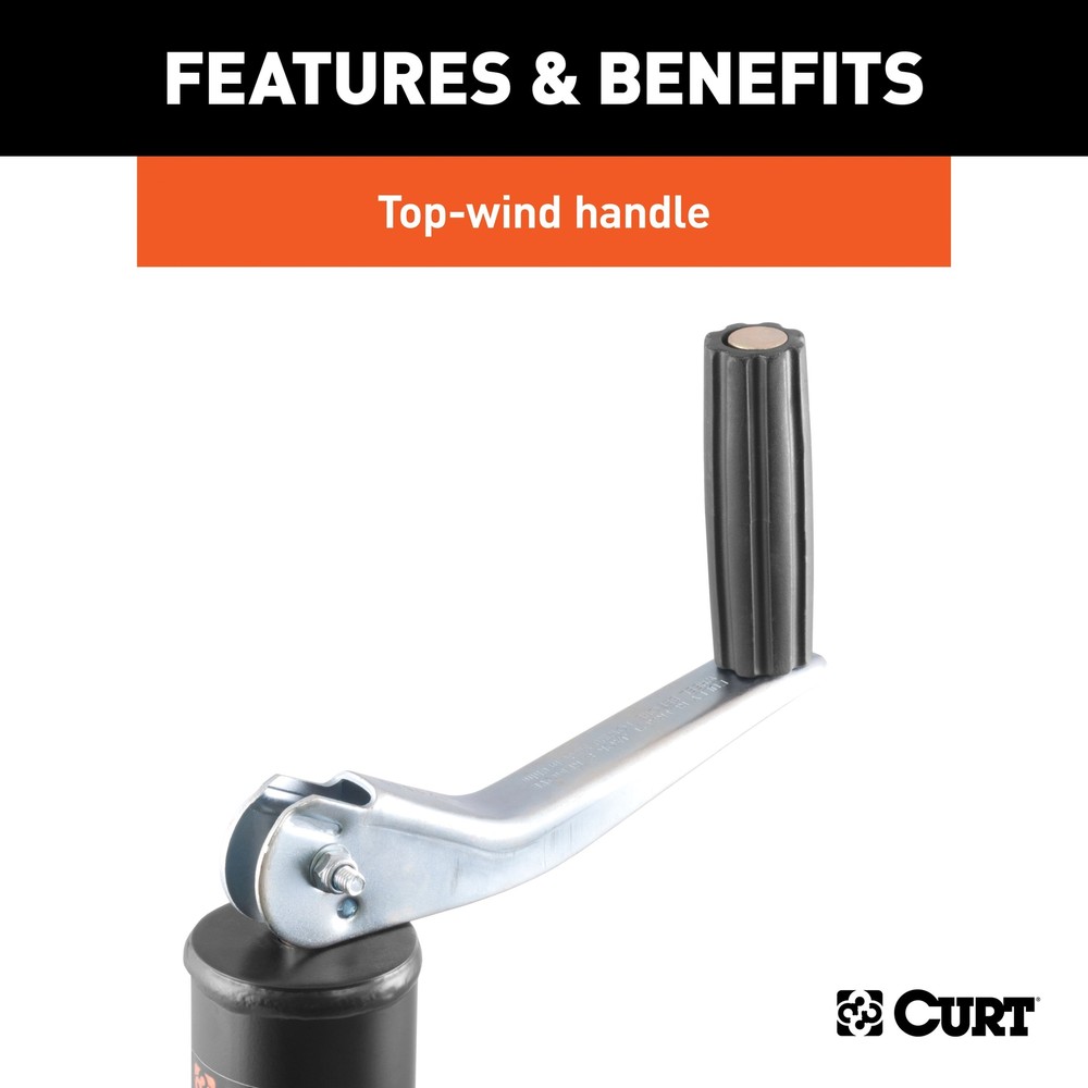 A-Frame Jack with Top Handle (2,000 lbs, 15" Travel)