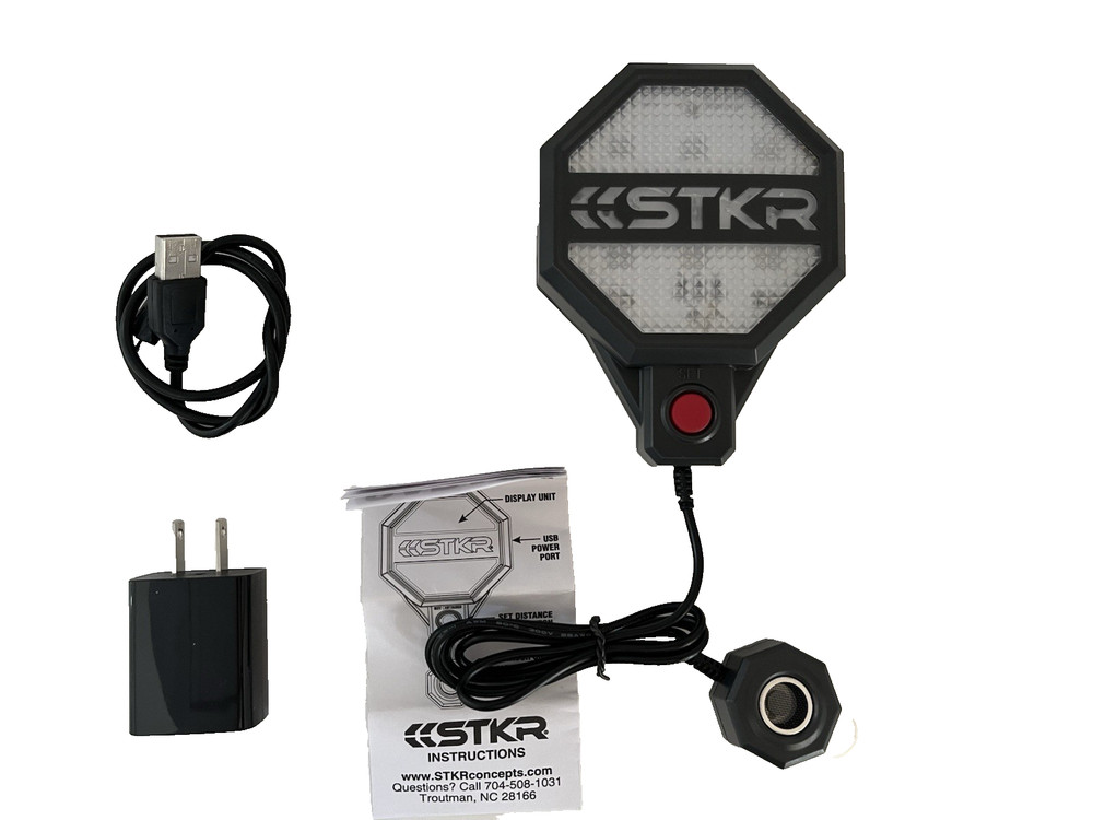 STKR Concepts Garage Parking Sensor with USB and Power Adapter