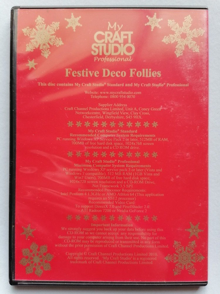 CRAFT 'e' CHRISTMAS, Craft CD, 4-disc set - My Craft Studio