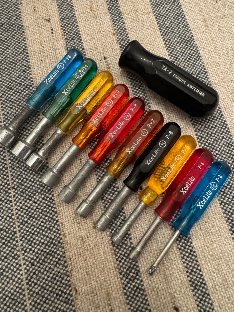 Xcelite Metric Nut Driver Set 11pc USA Made Hand Tool Set