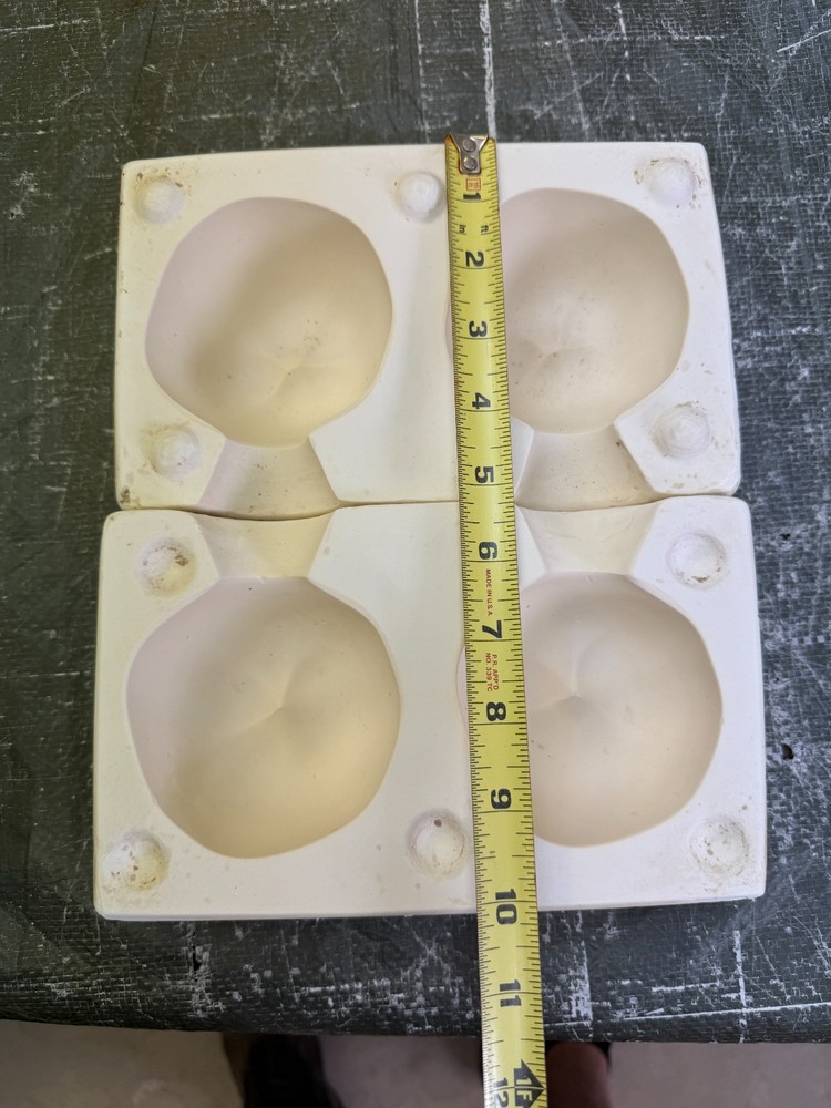 VINTAGE BOOTHE CERAMIC MOLD #332 LARGE APPLES