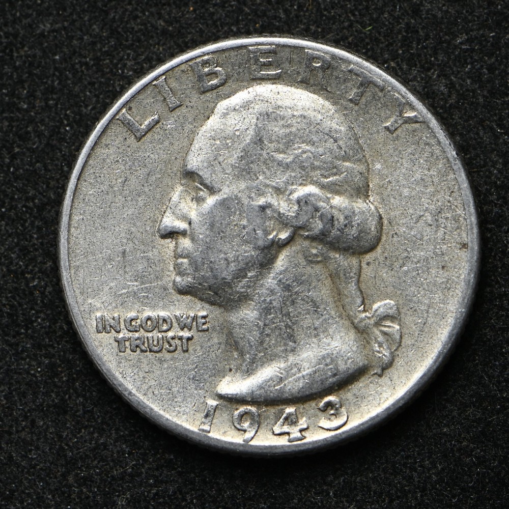 1943 Washington Silver Quarter (bb18291)