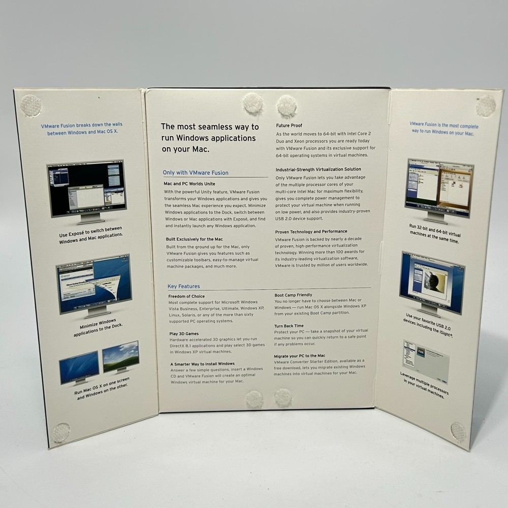 VMware Fusion 1.0 Mac OS Computer Software Official Full Version Download