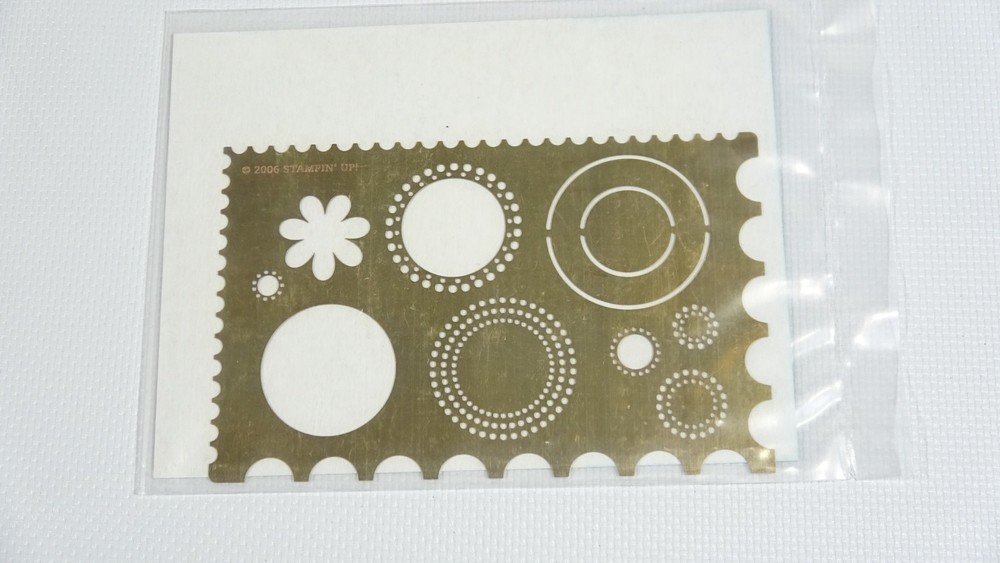 Classy Brass Stampin' Up! Embossing - Stenciling 2006