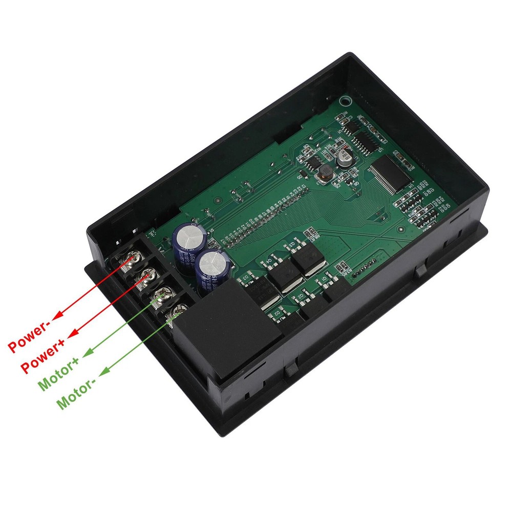 12V-48V PWM Motor Controller 40A w/ Timer Forward Reverse LCD Slow Start Stop
