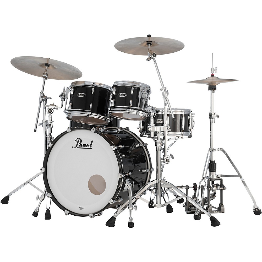 Pearl Masters Maple 4-Piece Shell Pack Piano Black