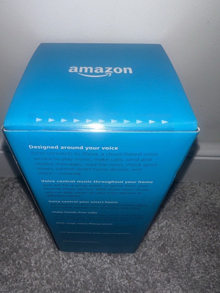Amazon Echo (2nd Generation) Smart Assistant Speaker - Black