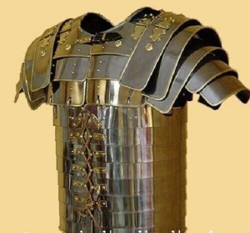 BRASS TRIMMED ROMAN LORICA SEGMENTATA ARMOR
