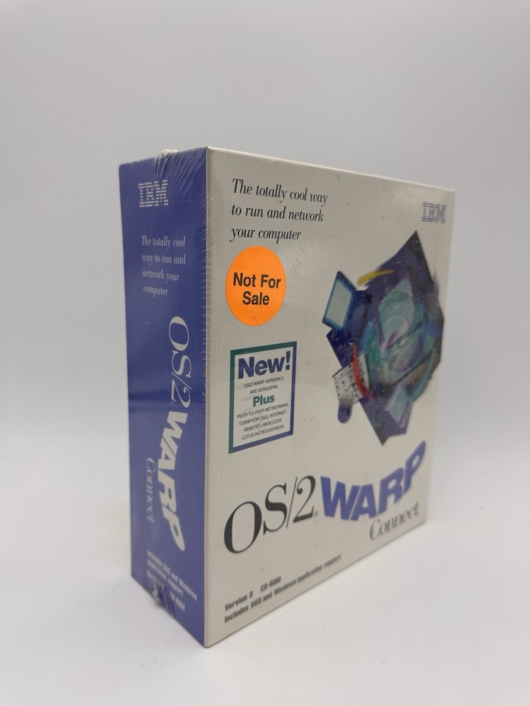IBM OS/2 Warp Connect Version 3 CD-Rom Vintage Computer Software (NOS)