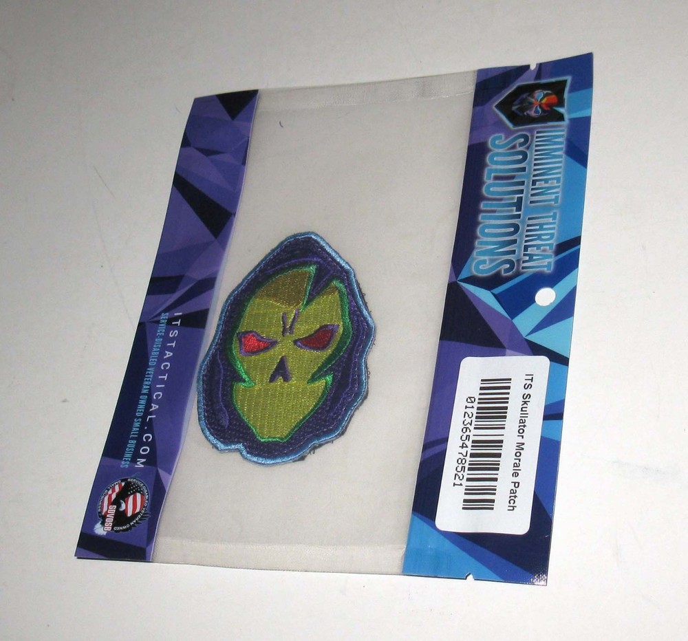 ITS Imminent Threat Solutions Skeletor Skullator Tactical Morale Patch RARE