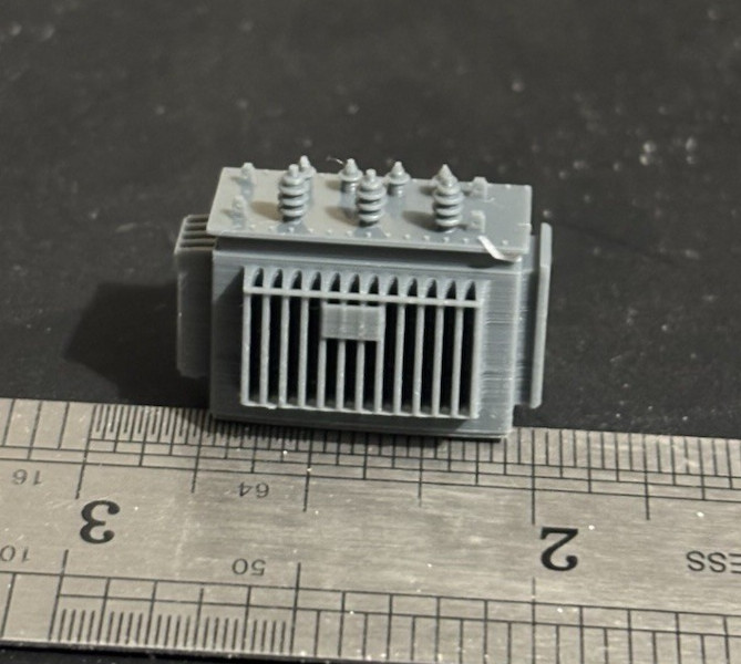 N Scale Medium Transformer No/Oil Tank by Focus Creative Studio