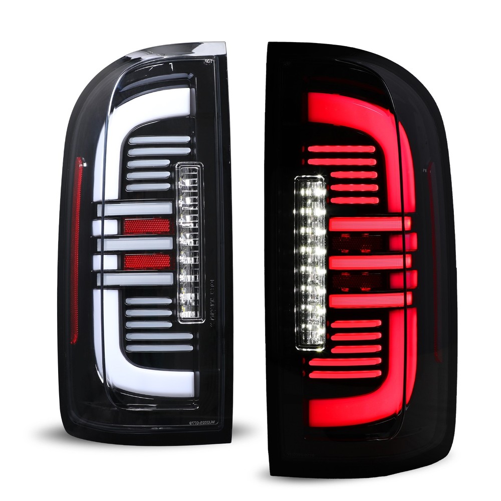 Black Clear LED Tail Lights For 2015-2022 GMC Canyon Pickup Rear Brake Lamps