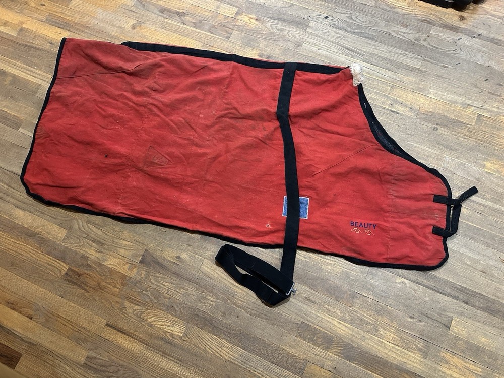 Horse Tack - 68” Red Canvas Blanket