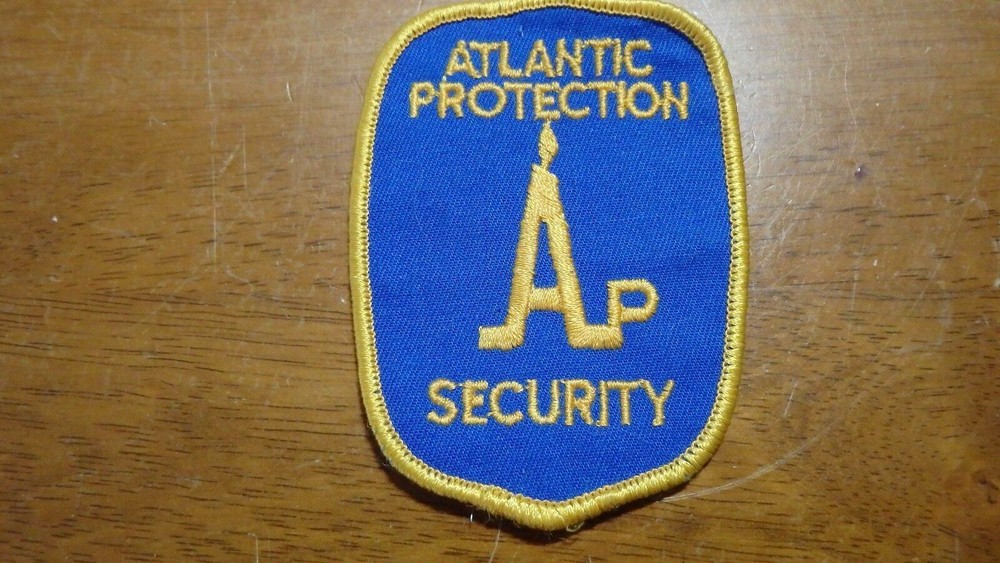 VINTAGE  ATLANTIC PROTECTION SECURITY   OBSOLETE PATCH BX X #7