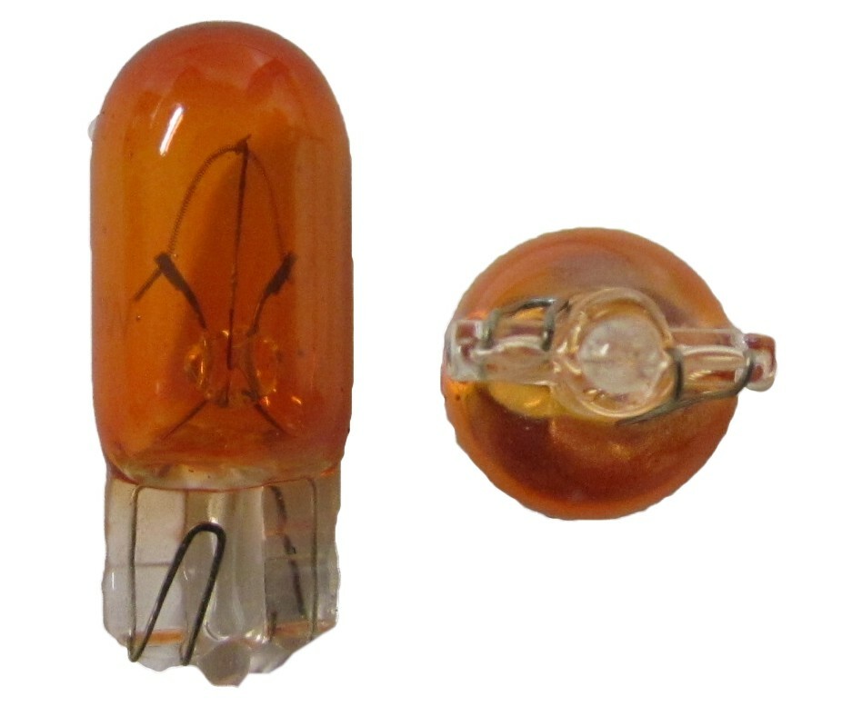 Bulbs Capless Medium 12v 10w Amber (Per 10)