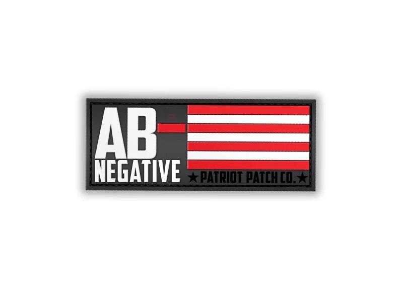 Patriot Patch Co. - Blood Type - Patches