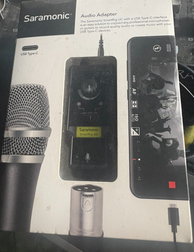 Saramonic SmartRig UC - USB-C NEW in Box Audio Interface for iPhone/Android