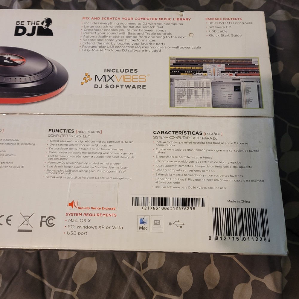 Ion Discover DJ Computer System Discovery PC Mac USB Open Box NIB